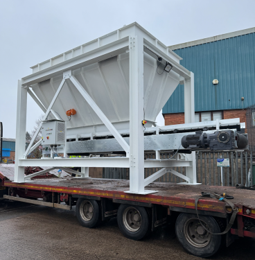 Click Here To Enlarge This Photo Of Heavy Duty 10ton Aggregate Feed hopper