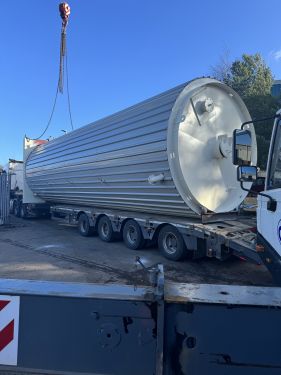 Click Here To Enlarge This Photo Of Hot Bitumen Storage Tanks