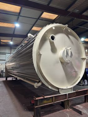 Click Here To Enlarge This Photo Of Hot Bitumen Storage Tanks