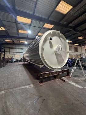 Click Here To Enlarge This Photo Of Hot Bitumen Storage Tanks