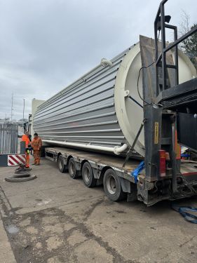 Click Here To Enlarge This Photo Of Hot Bitumen Storage Tanks