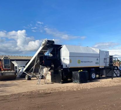 Click Here To Enlarge This Photo Of AS5000 - HOT ASPHALT READYMIX & RECYCLING UNIT