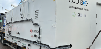 Click Here To Enlarge This Photo Of 100% Electric Asphalt Eco-Hot Box